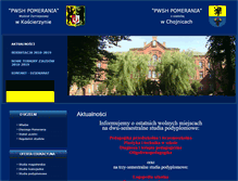 Tablet Screenshot of pomeraniakoscierzyna.edu.pl